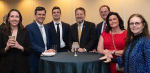 ASCE members at a table at the Pre-Gala Reception